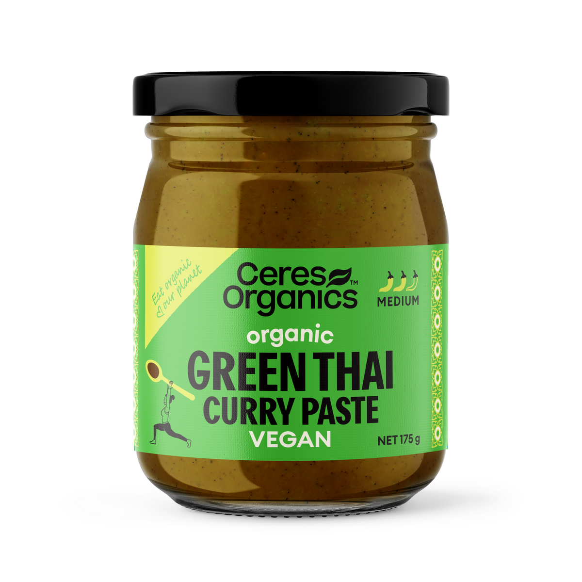 Organic Green Thai Curry Paste 175g by Ceres Organics