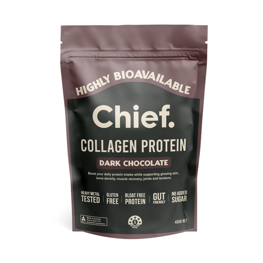 Grass-fed Collagen Protein Powder - Dark Chocolate: Pouch (30 serves)