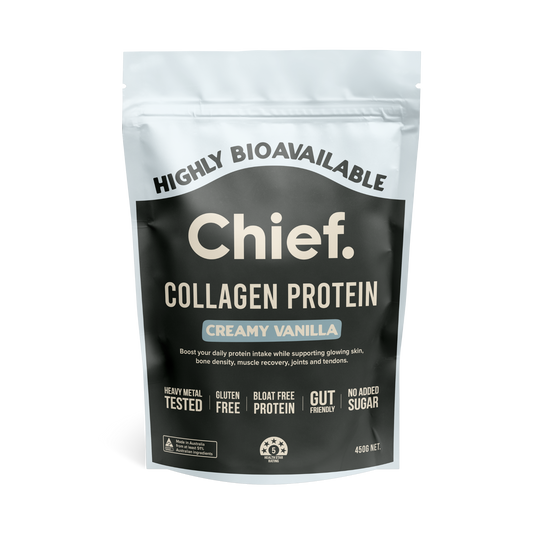 Grass-fed Collagen Protein Powder - Creamy Vanilla: Pouch (30 serves)