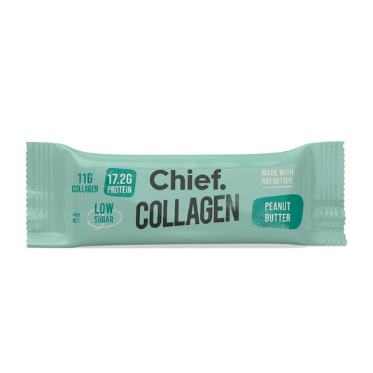 Chief Collagen Protein Bar Peanut Butter 45g single bar