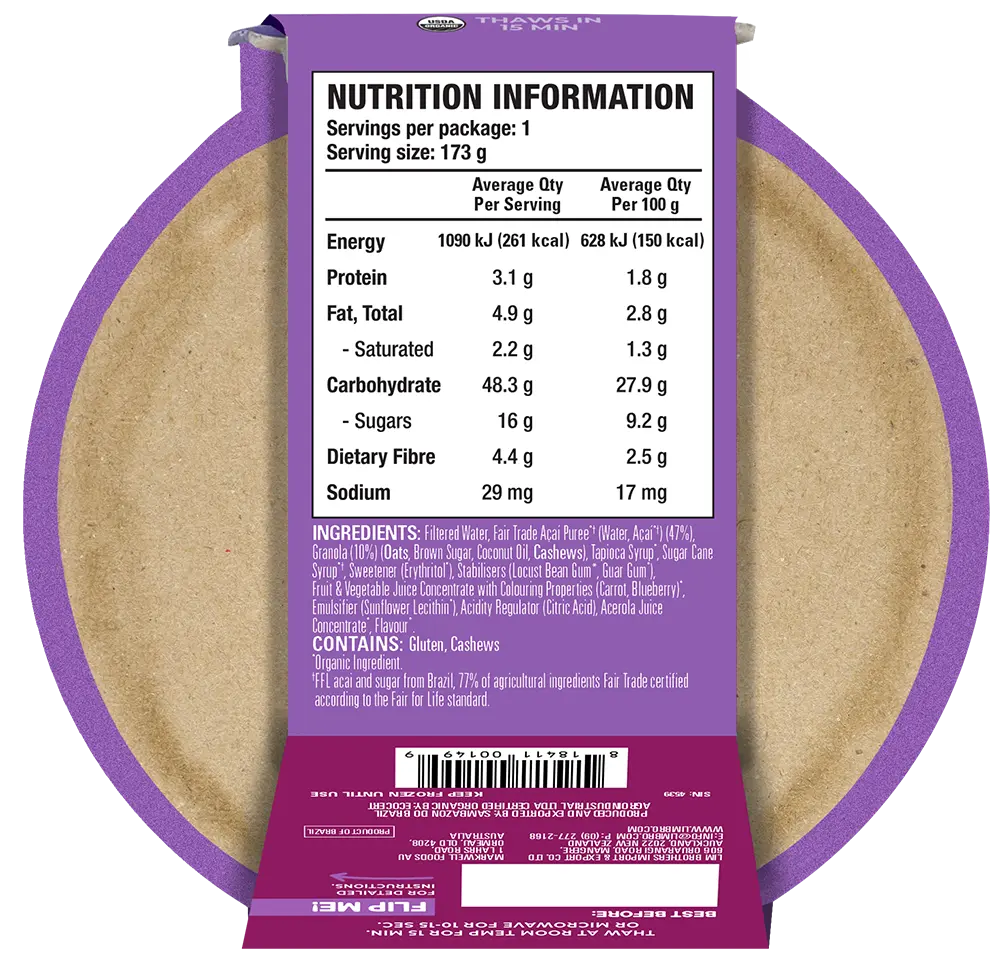 Amazon Superberry Acai Bowl