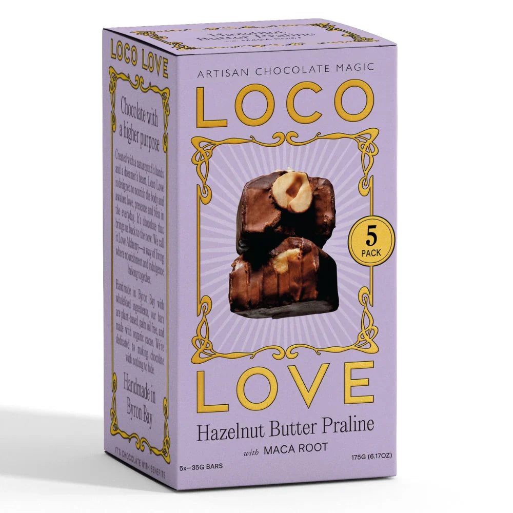 Hazelnut Praline 5 Pack 175g by Loco Love