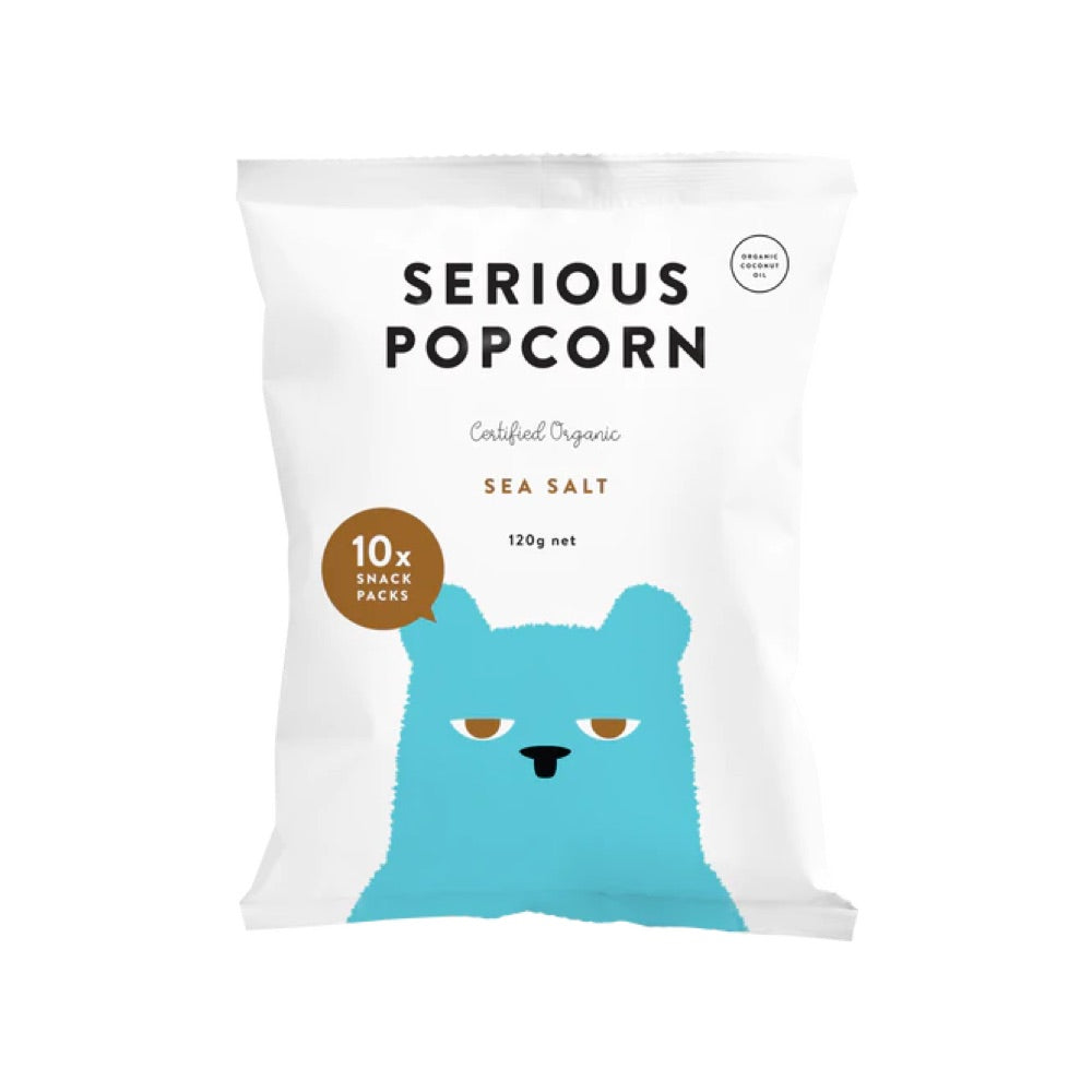 Serious Popcorn Sea Salt Multipack 10 x 12g by Serious Food