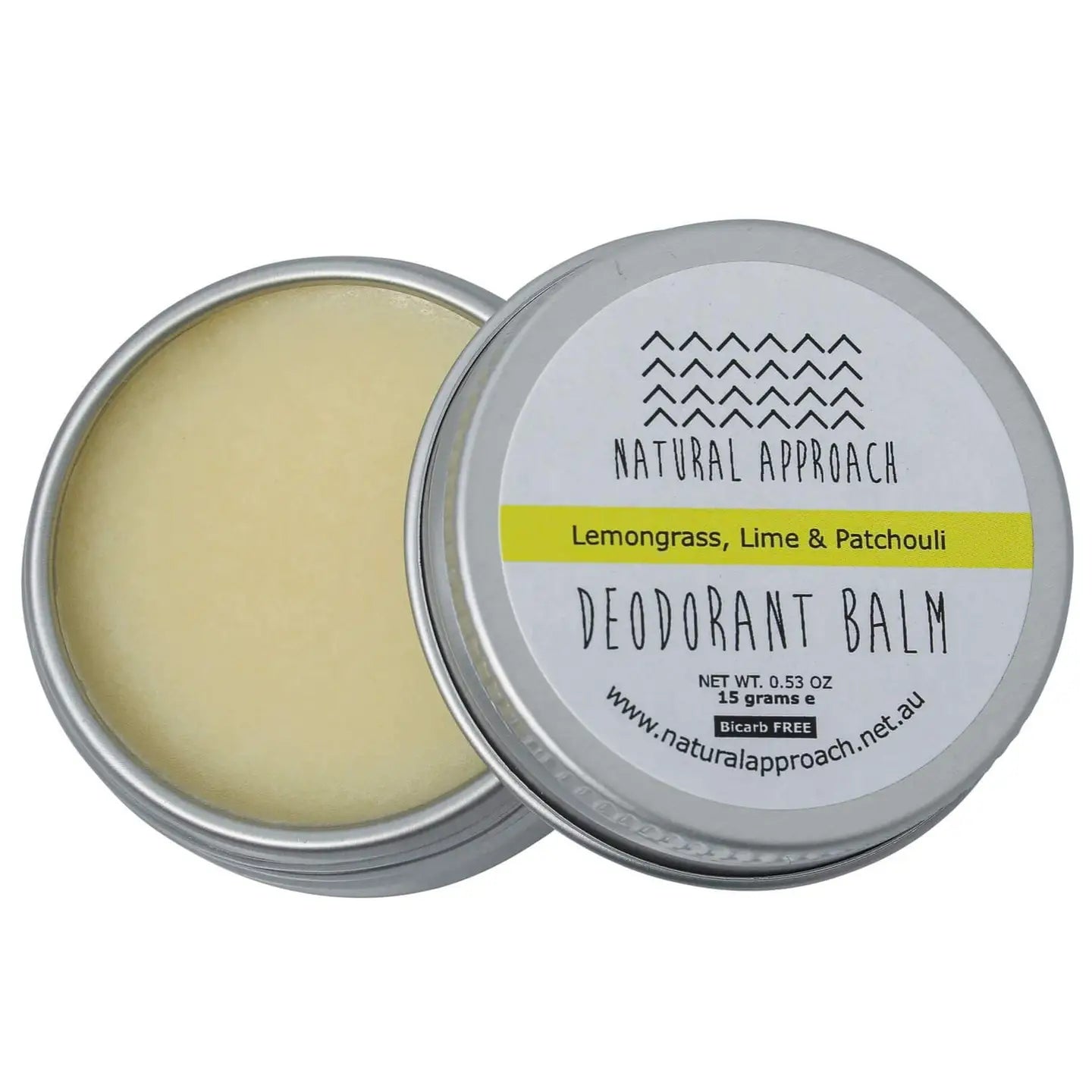 Bicarb Free - Lemongrass, Lime & Patchouli Natural Deodorant
