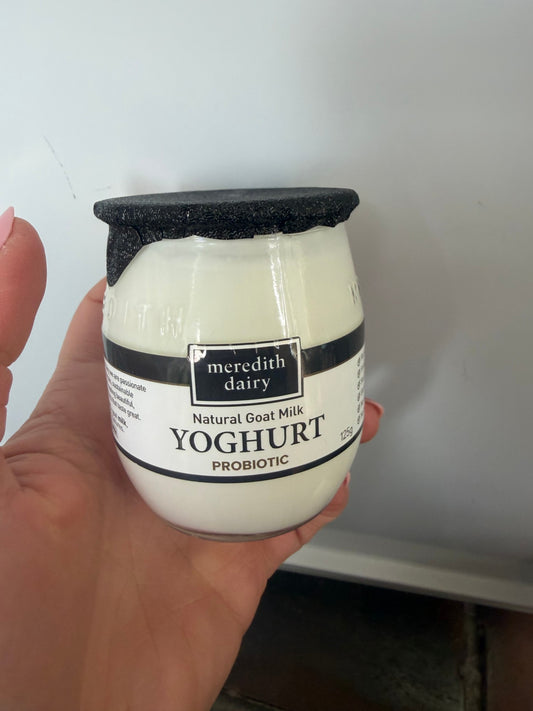 Natural Goat Milk Yoghurt 125g by Meredith Dairy