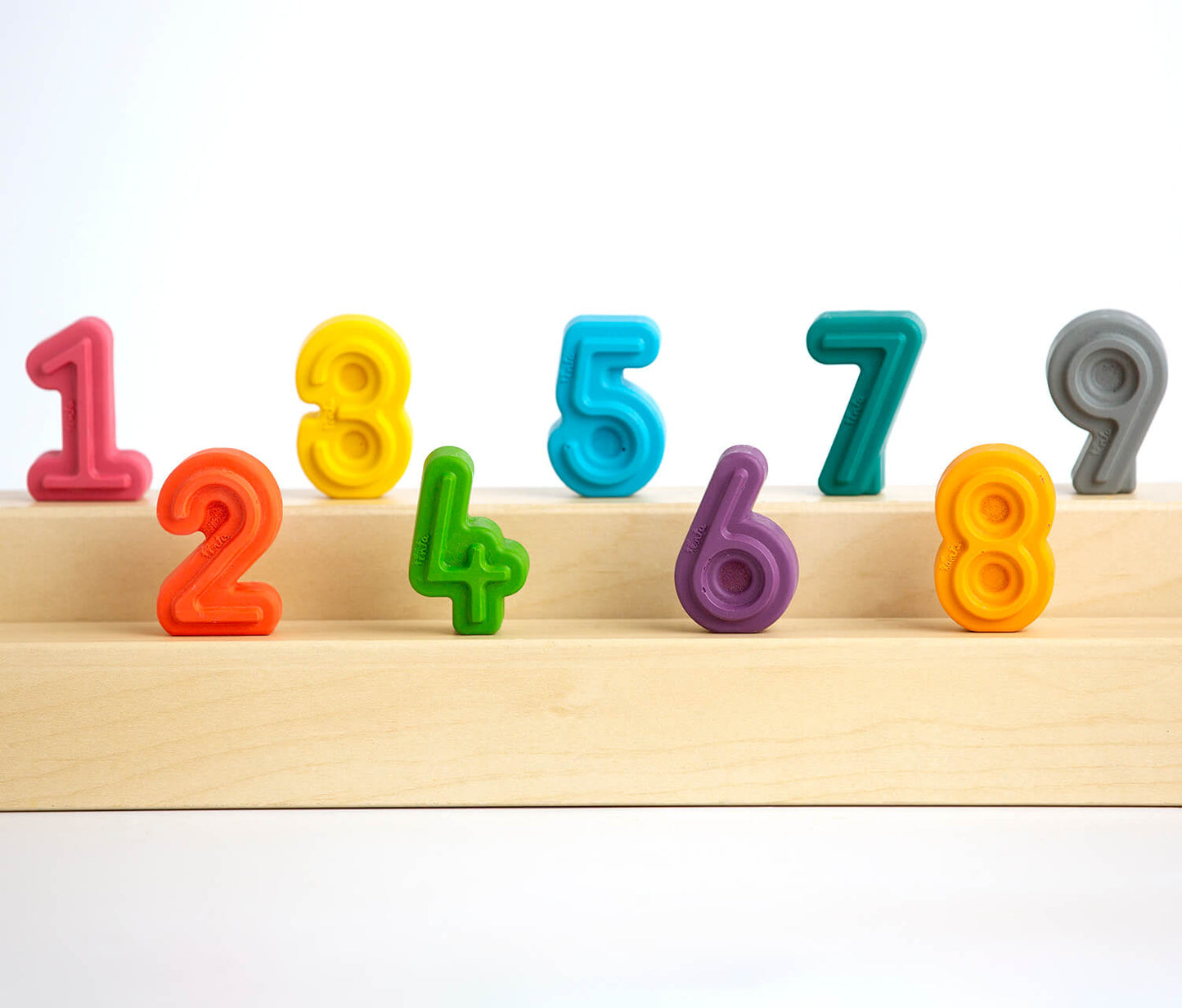 Beeswax Number Crayons