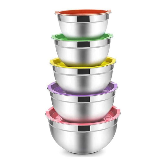 Stainless Steel Mixing Bowls with Lids