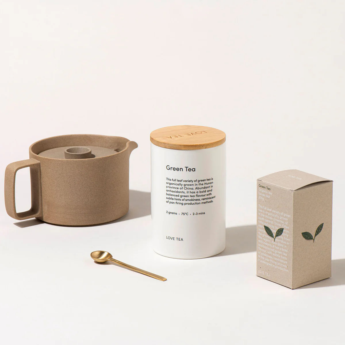 Green Tea Pyramid (Plastic Free) Tea Bags