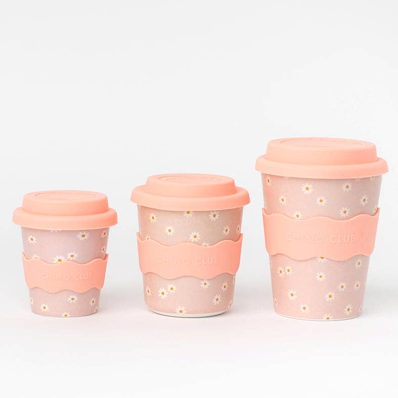 Pink Daisy Babychino Cup 4oz by Chino Club - view 5