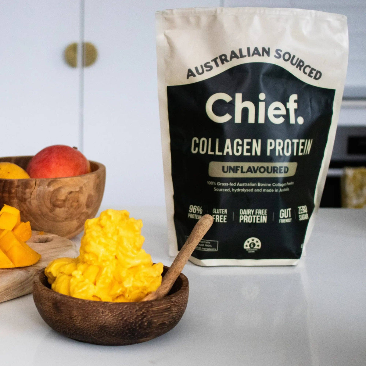 Grass-fed Collagen Protein Powder - Unflavoured: Pouch (30 serves)