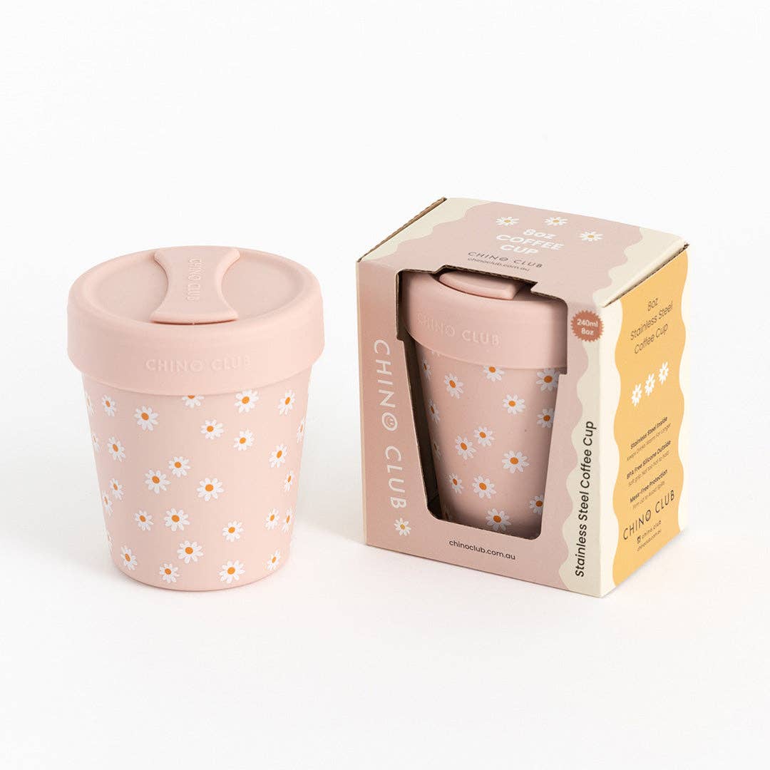 Daisy 8oz Stainless Steel Coffee Cup by Chino Club - view 3
