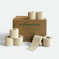 Bamboo Unbleached Toilet Rolls 36 | Double Length | 3-ply | Unwrapped
