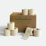 Bamboo Unbleached Toilet Rolls 36 | Double Length | 3-ply | Unwrapped