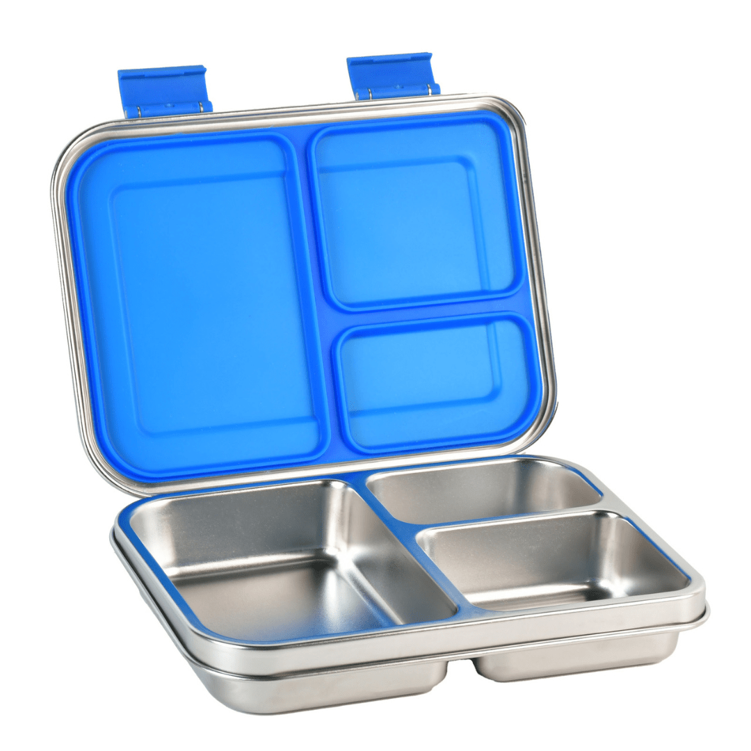Mighty Stainless Steel 3-Compartment Lunchbox by Mum Made Yum