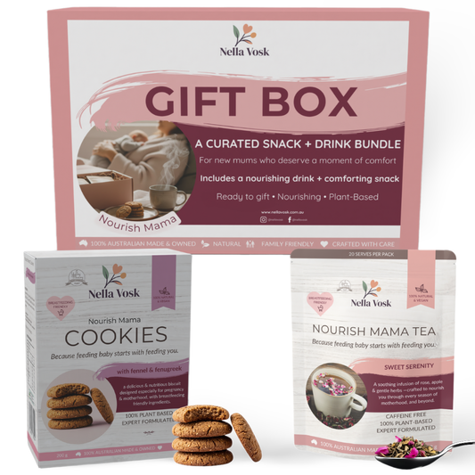 Breastfeeding Gift Box - Lactation Cookies & Tea