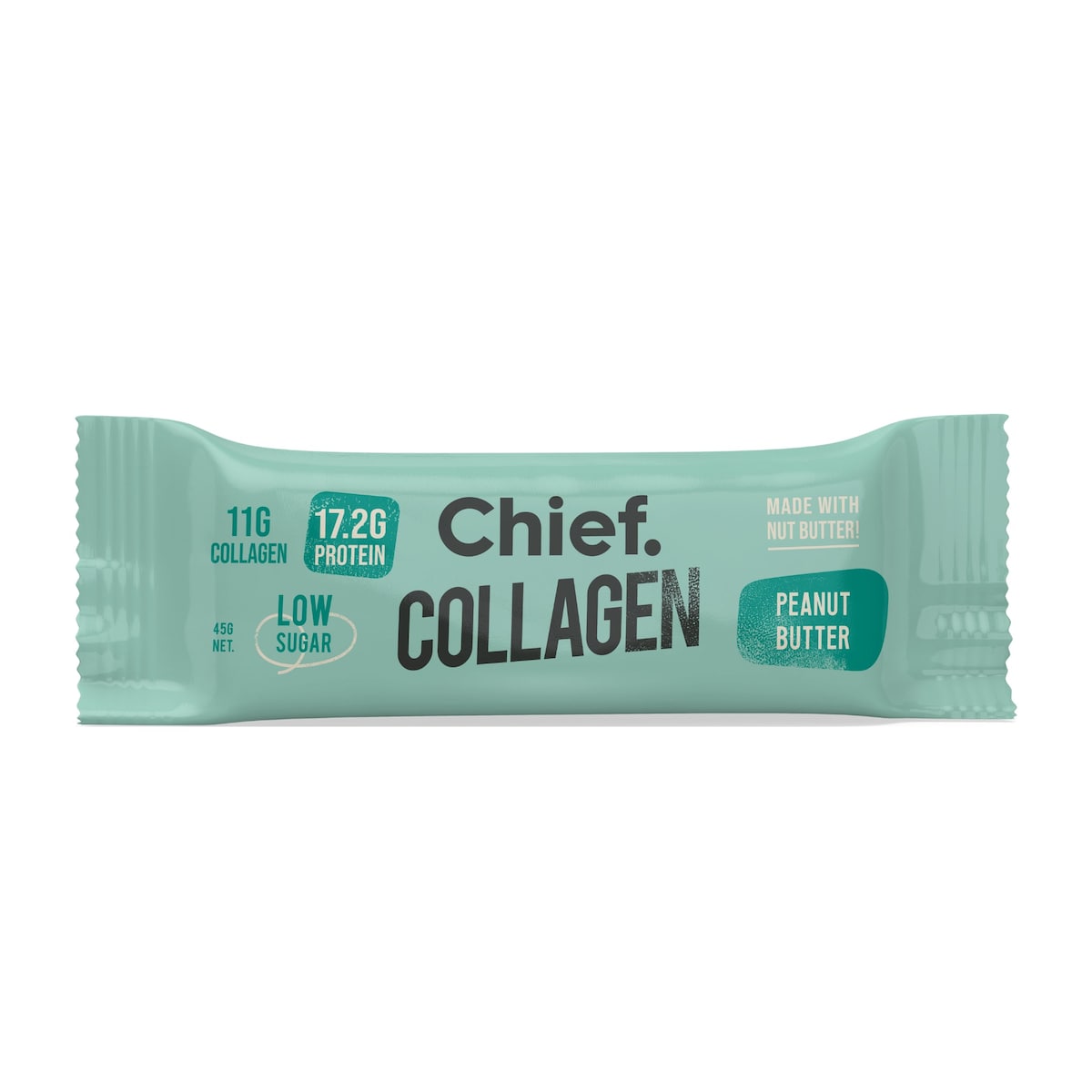 Chief Collagen Protein Bar Peanut Butter 45g single bar
