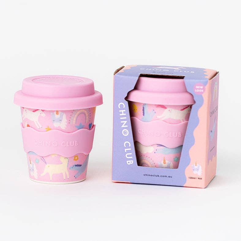 Pink Unicorn Babychino Cup 4oz by Chino Club - view 2