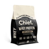 Grass-fed Whey Protein Powder - Unflavoured: Pouch (30 serves)