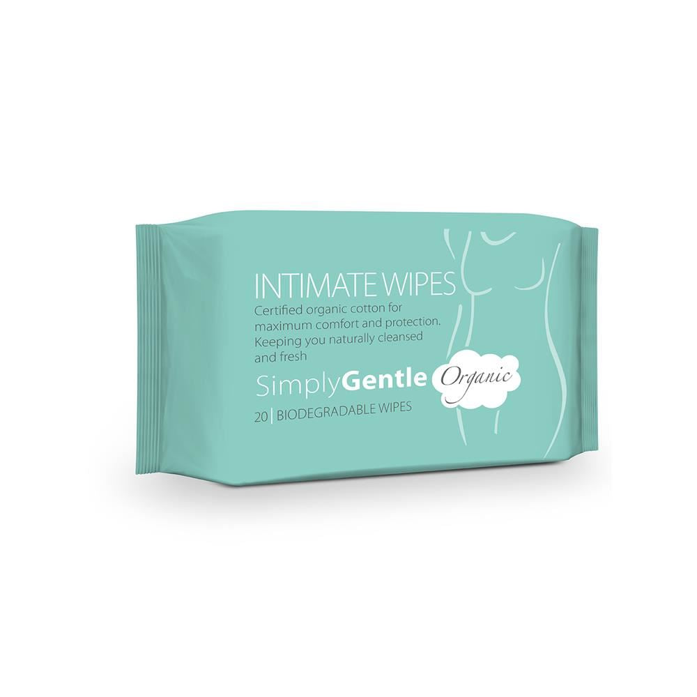 Organic Cotton Intimate Wipes by Simply Gentle