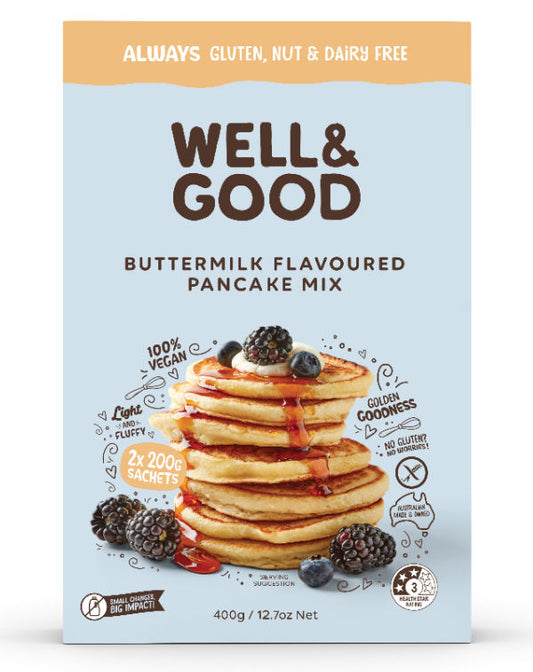 Gluten Free Buttermilk Pancake Mix by Well & Good