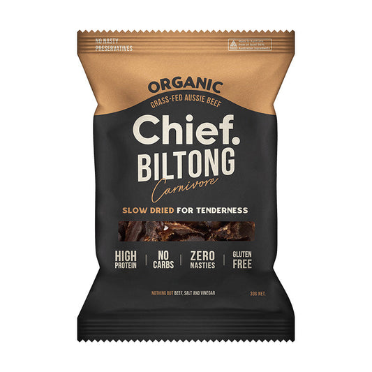 Chief Organic Biltong Carnivore 30g bag
