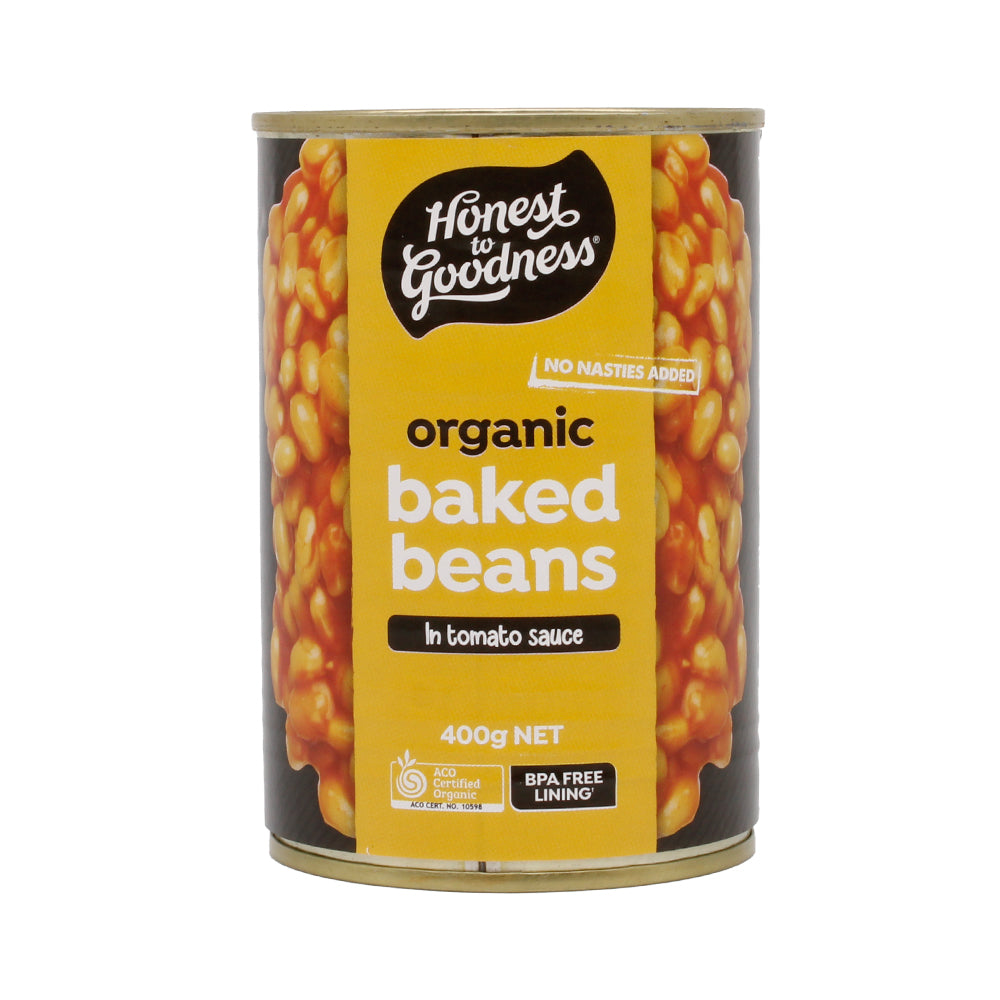 Organic Baked Beans in Tomato Sauce by Honest to Goodness