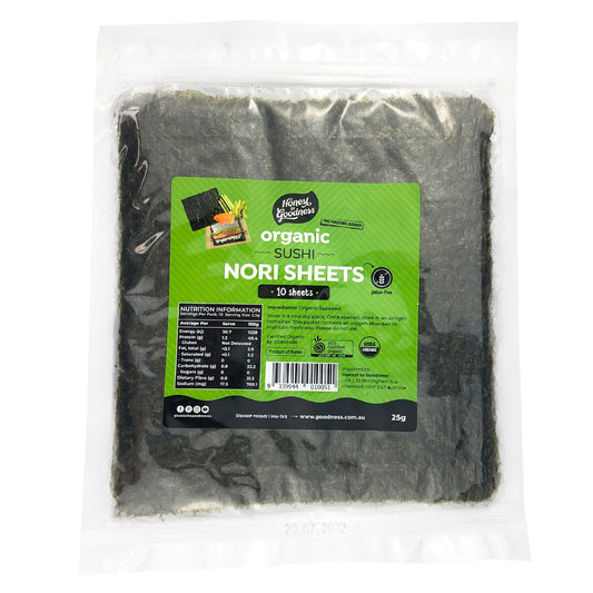 Organic Sushi Nori 10 Sheets by Honest to Goodness