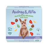 Pork & Ricotta Meatballs with Pasta by Audrey & Alfie