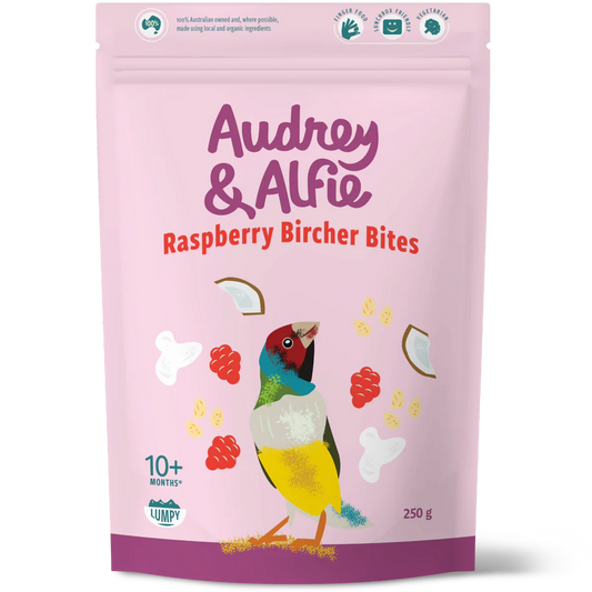 Raspberry Bircher Bites