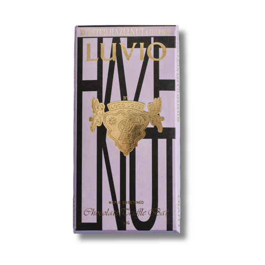 Luvio Roasted Hazelnut & Fleur de Sel 90g by Loco Love