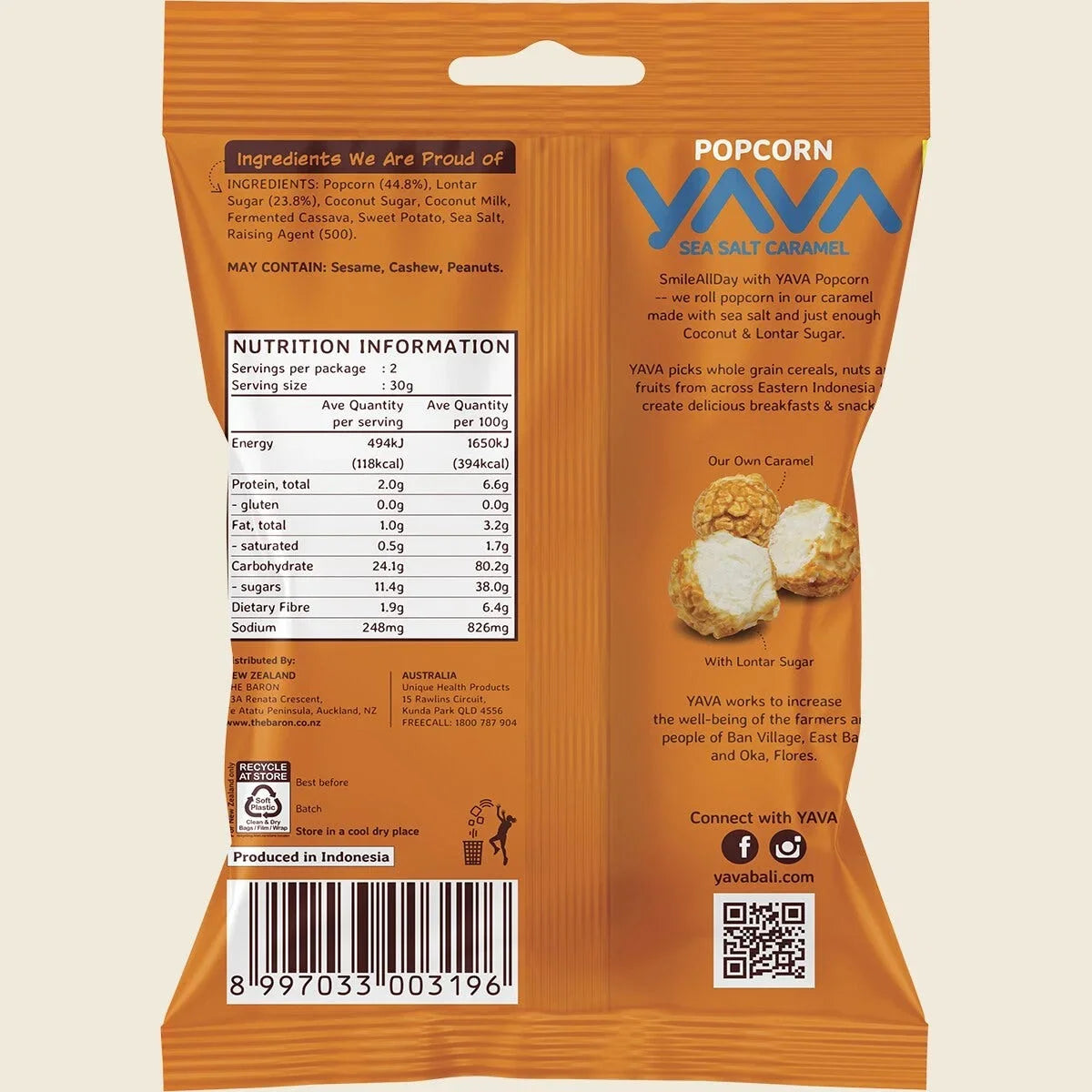 Popcorn Sea Salt Caramel by YAVA - view 2