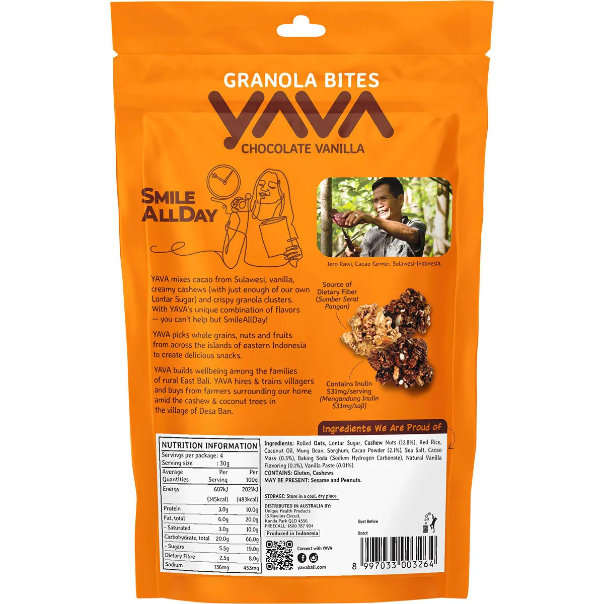 Granola Bites Chocolate Vanilla by YAVA - view 2