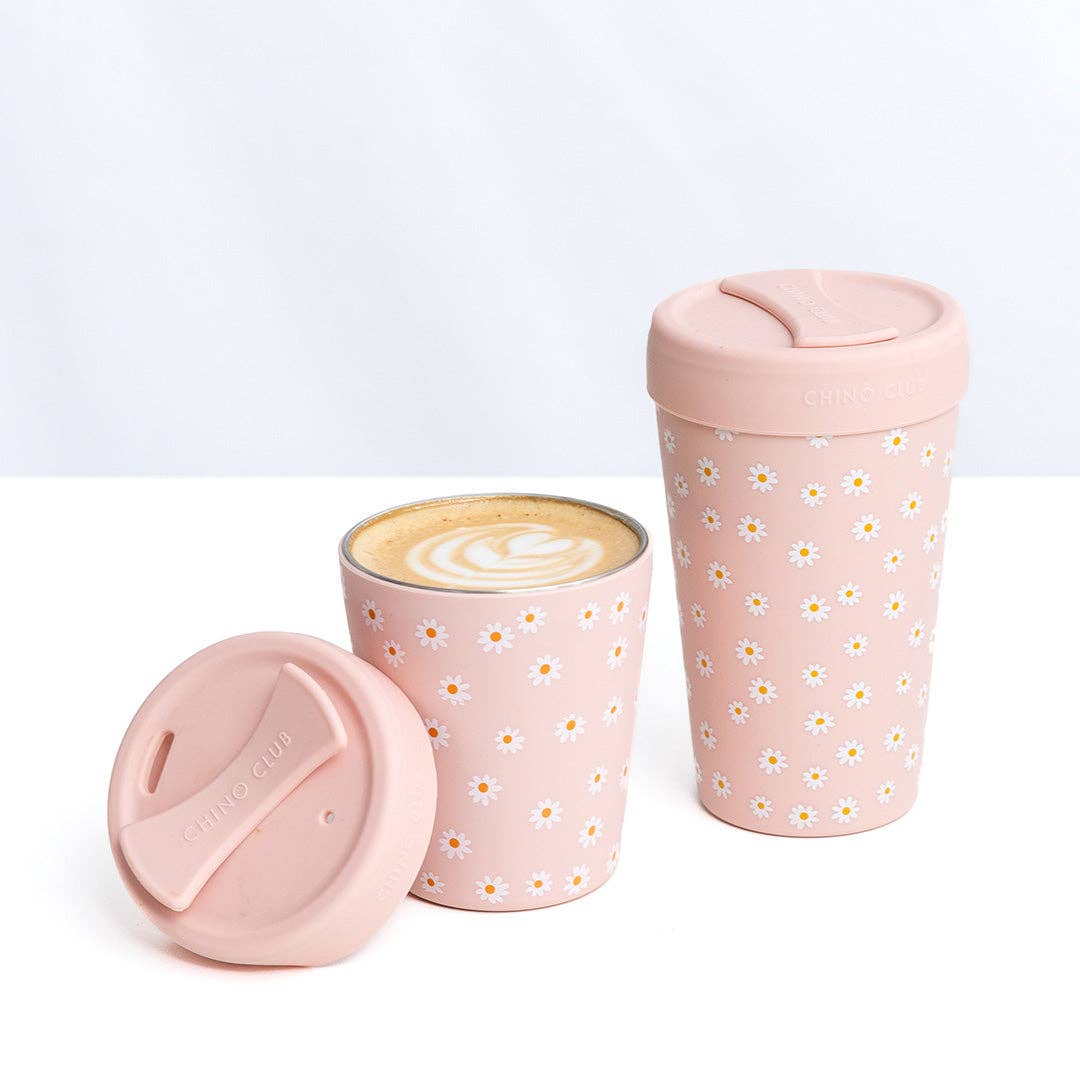 Daisy 8oz Stainless Steel Coffee Cup by Chino Club - view 2