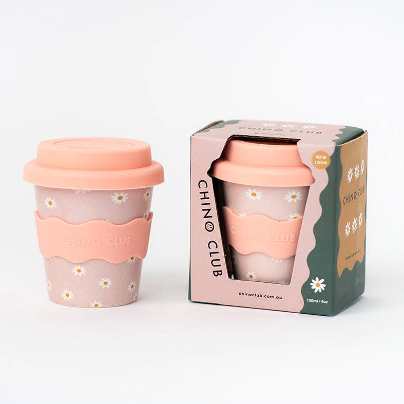 Pink Daisy Babychino Cup 4oz by Chino Club - view 2