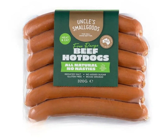 Natural Beef Hot Dogs 320g