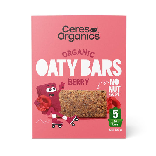 Ceres Organics Organic Oaty Bars Berry 100g box