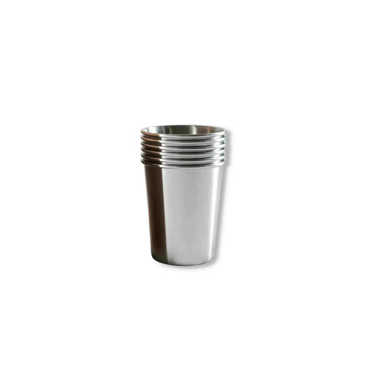 Stainless Steel Reusable Cups | 6 Pack (230ml)
