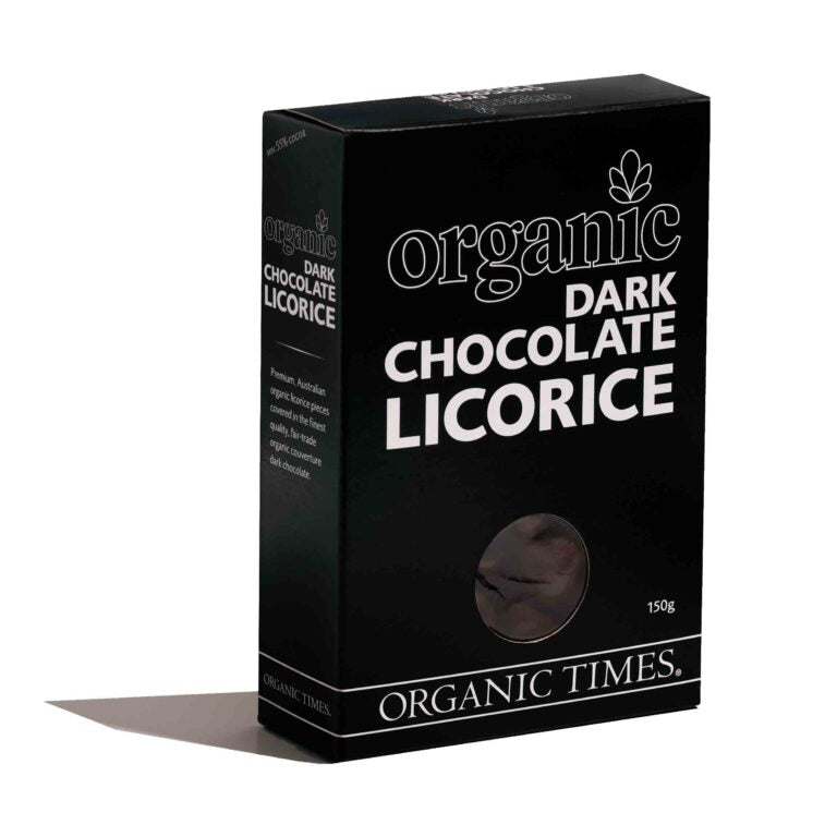 Organic Dark Chocolate Licorice