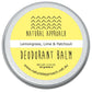 Bicarb Free - Lemongrass, Lime & Patchouli Natural Deodorant
