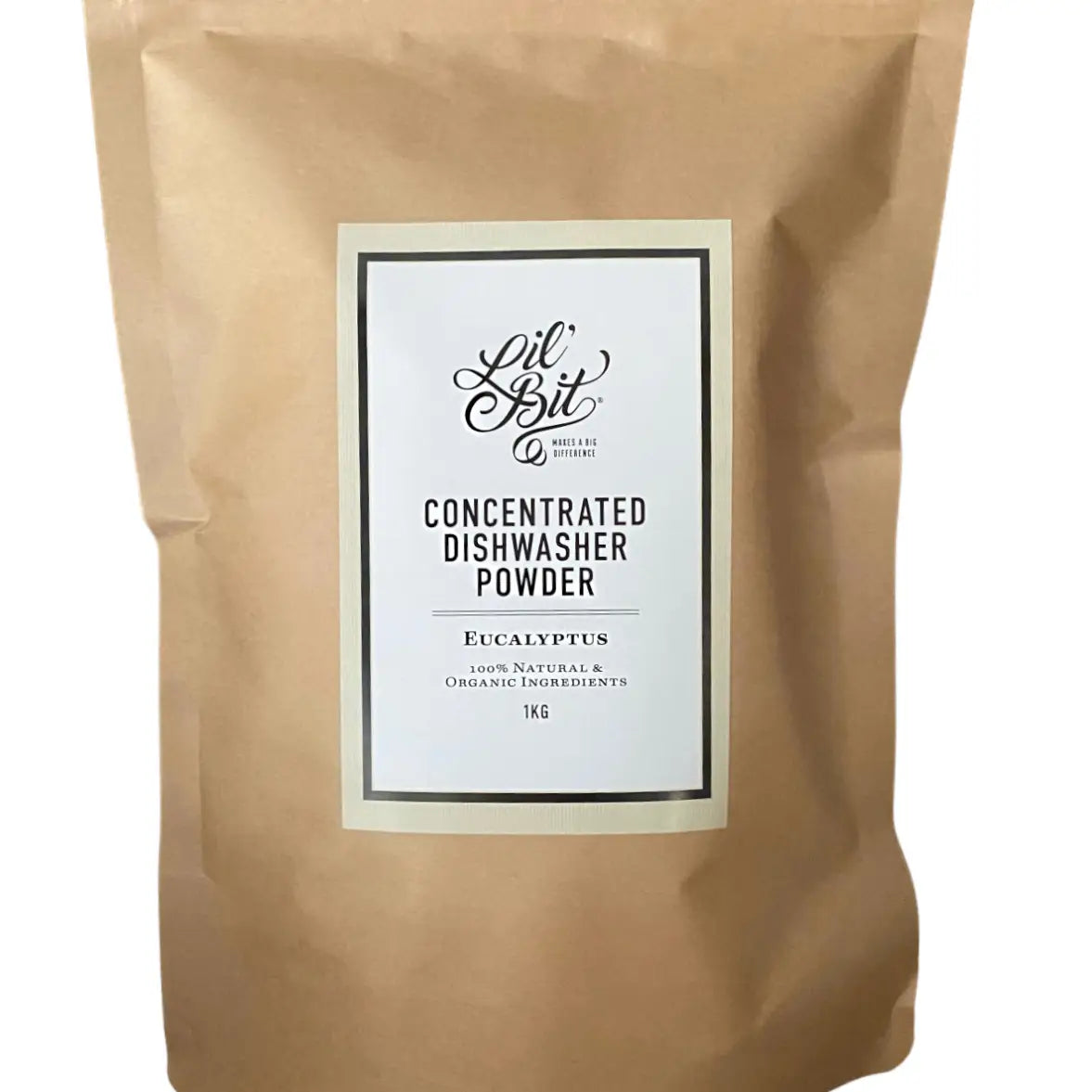 Lil'Bit Better Concentrated Eucalyptus Dishwasher Powder 1kg Septic Safe