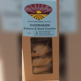 Healthybake Khorasan Sultana & Seed Cookies box