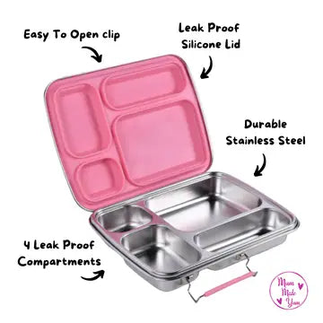 Mighty Stainless Steel 4-Compartment Lunchbox