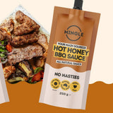Mingle Hot Honey BBQ Sauce pouch