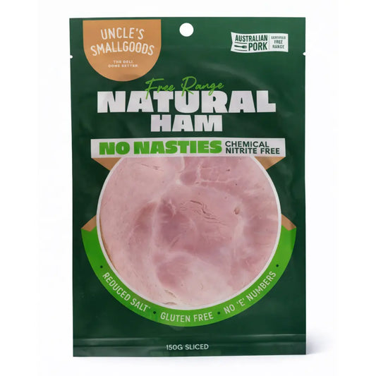 Natural Ham Sliced (Nitrate Free) 150g