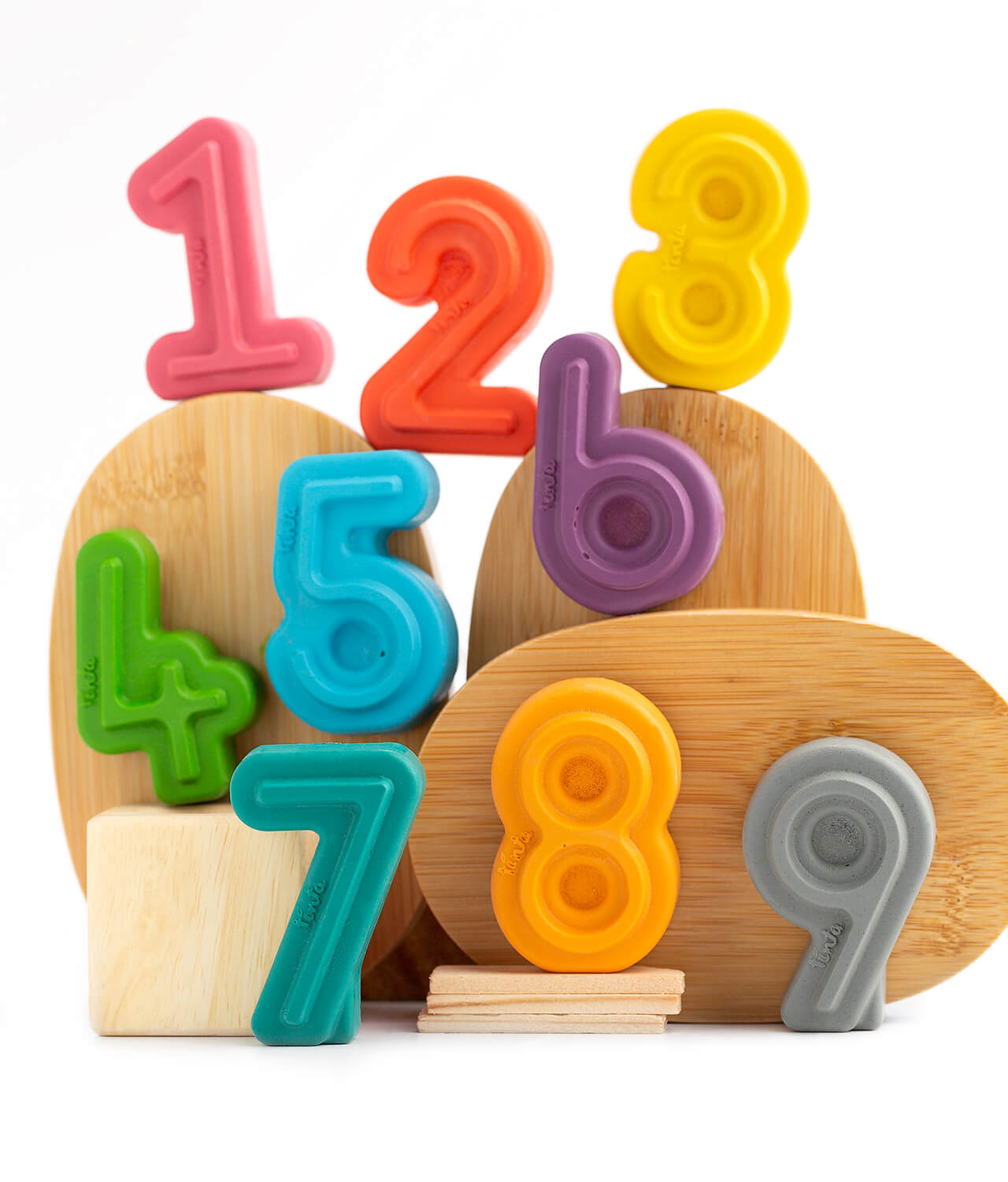 Beeswax Number Crayons