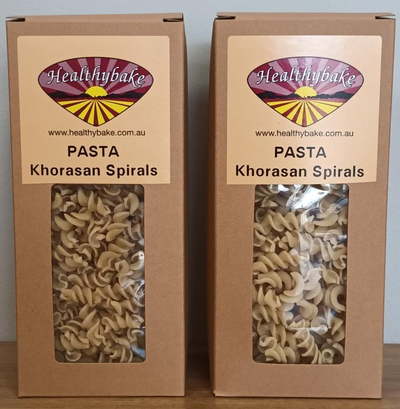 Pasta Khorasan Spirals