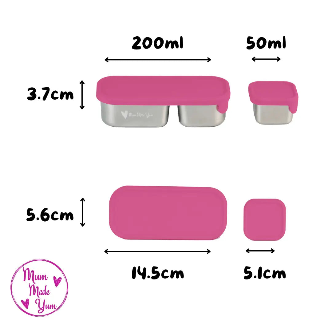 Mighty Minis Stainless Steel Containers – Set of 2