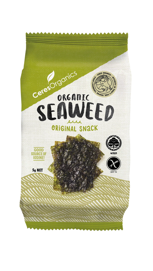 Organic Roasted Seaweed, Nori Snack