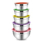 Stainless Steel Mixing Bowls with Lids