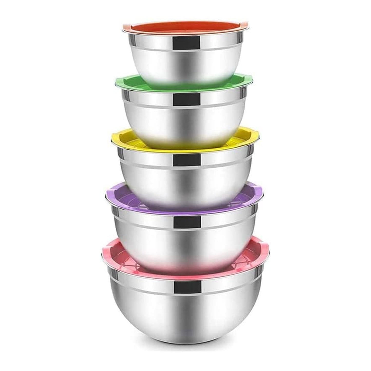 Stainless Steel Mixing Bowls with Lids